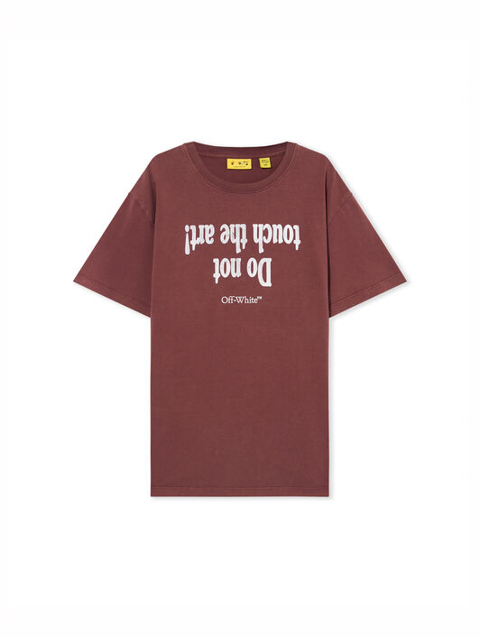 Art Quote T-Shirt OFF WHITE Art Quote T-Shirt RED MAHOGANY 44BAA002F26J00B