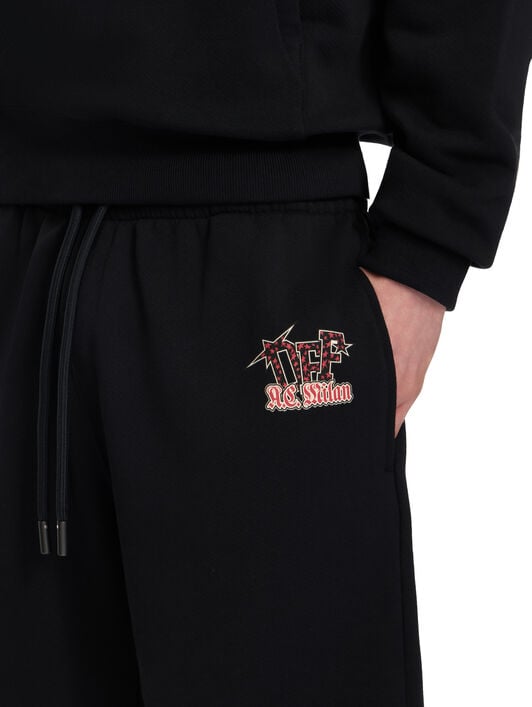 OFF WHITE Off-White™ c/o AC Milan Skate Sweatshorts BLACK RED 44MCI013G25F001