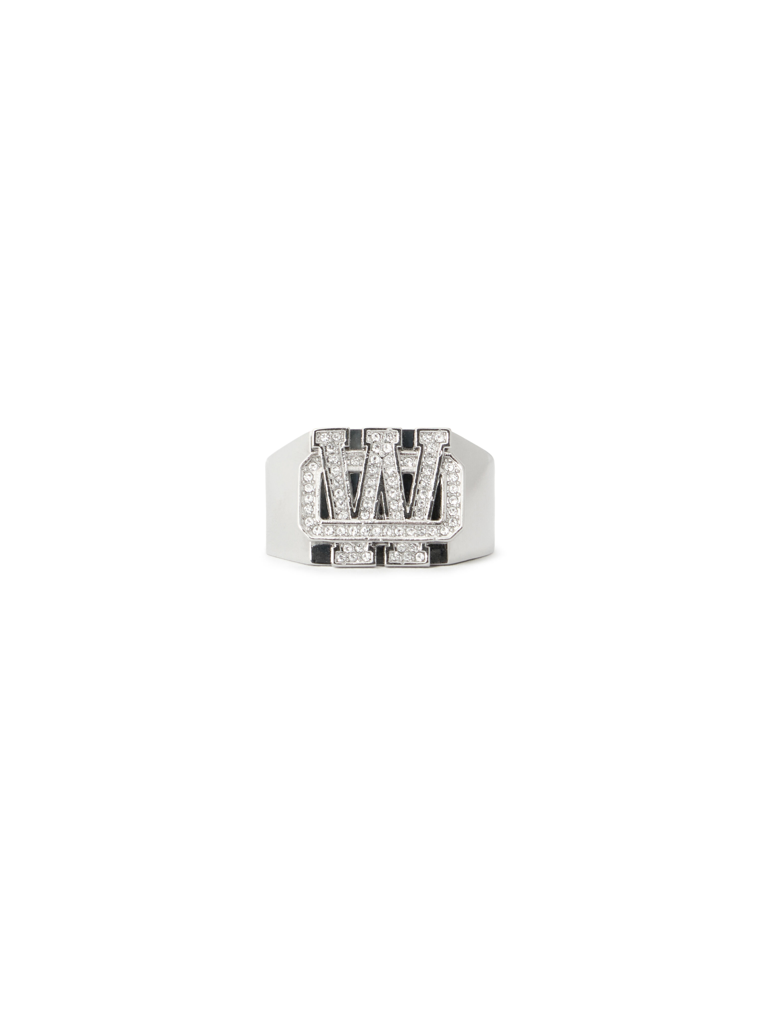 OFF WHITE Bling Strass OW Ring SILVER OMOC07RS26MET001