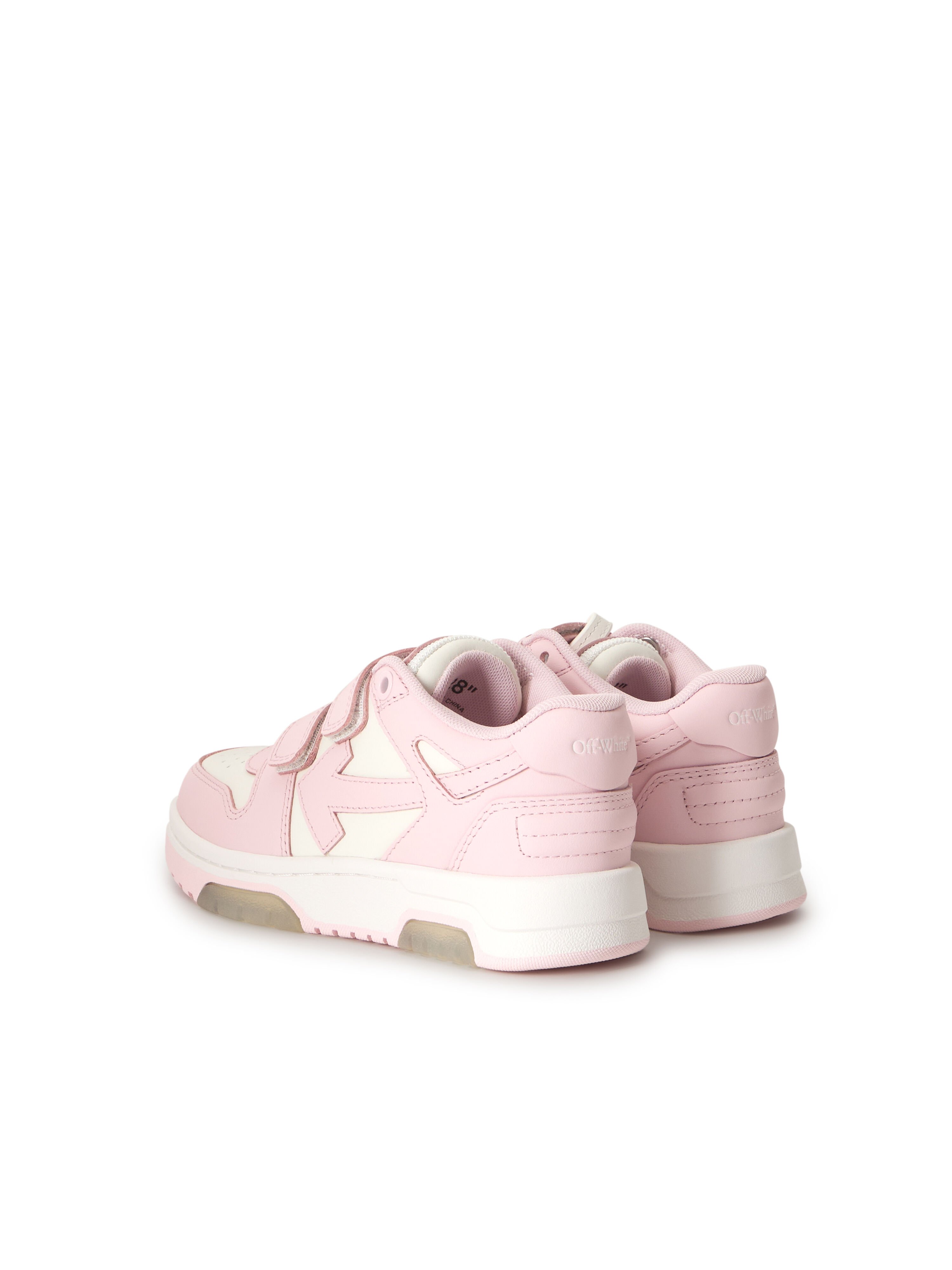 OFF WHITE Strap Out Of Office Sneakers WHITE - SOFT PINK OGIA005S26LEA001