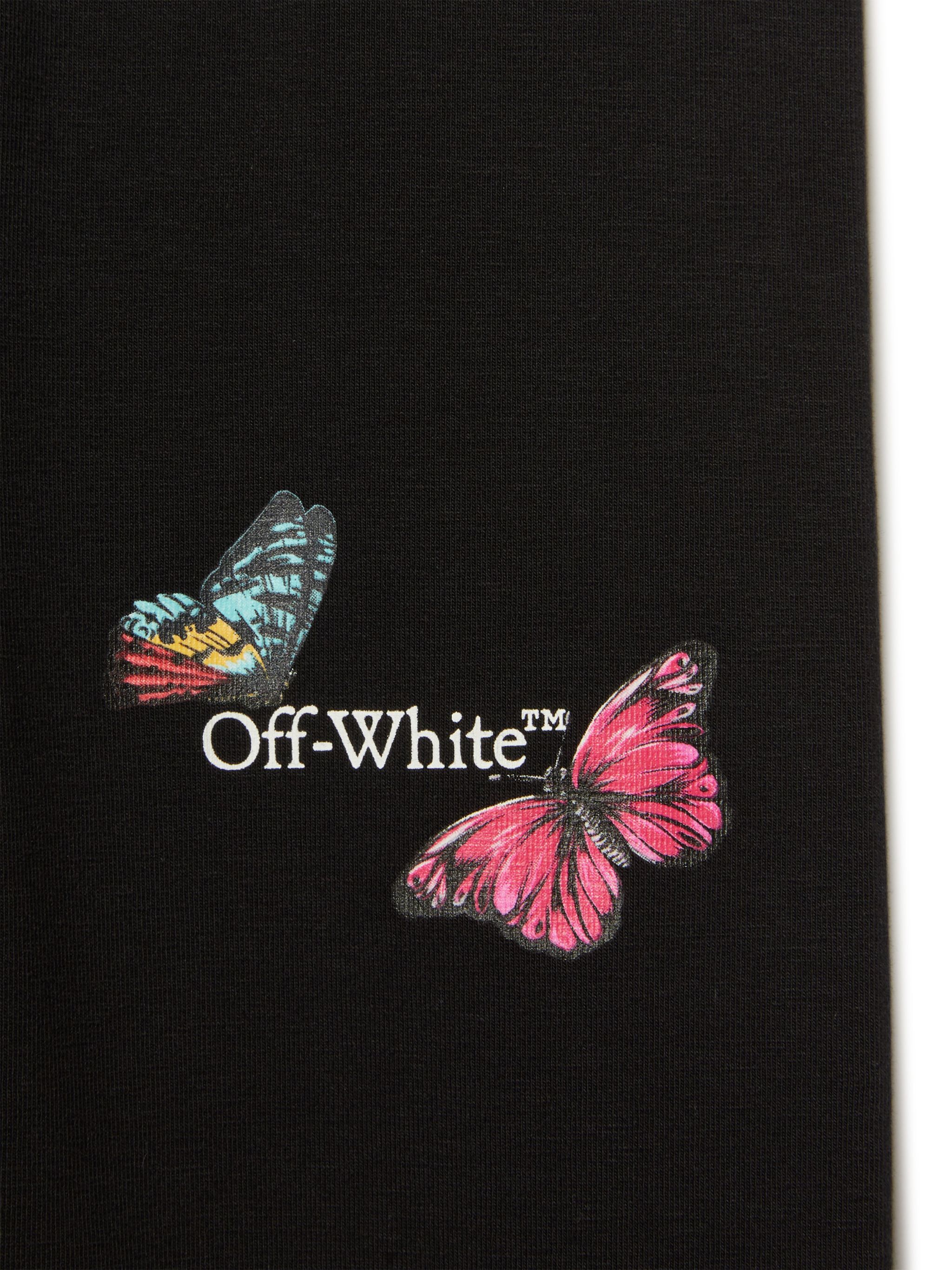 OFF WHITE Butterfly Bookish Leggings BLACK OGCD001S25JER001