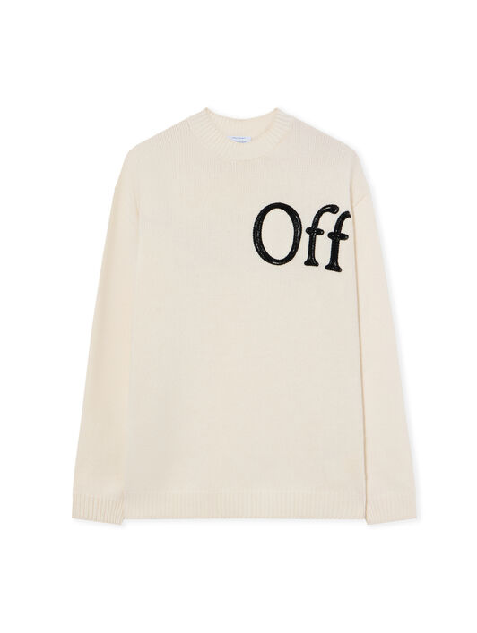 Bookish Shared Knit Crewneck OFF WHITE Bookish Shared Knit Crewneck CREAM 44MHE20QF26K001