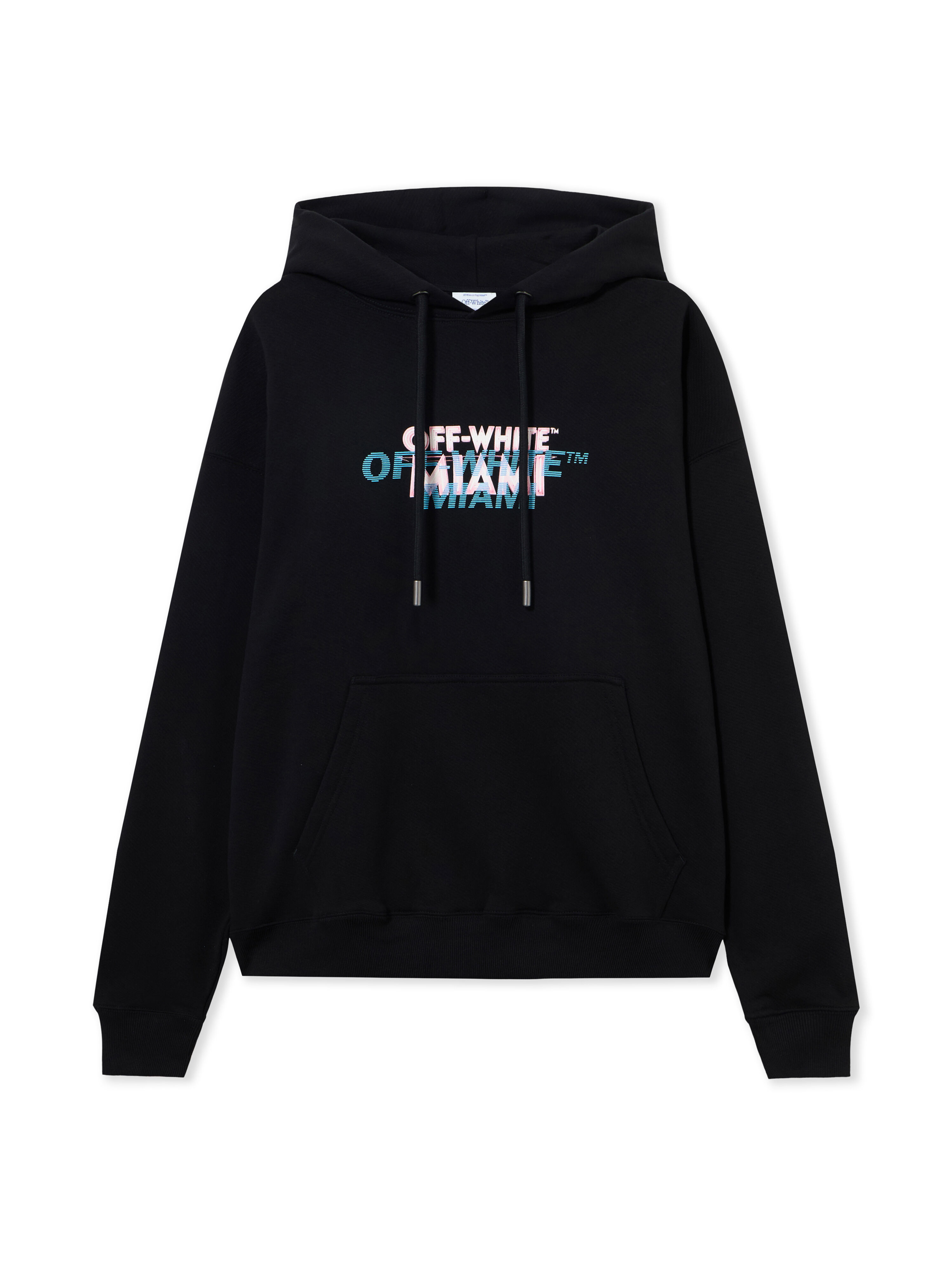 OFF WHITE Miami City Garments Skate Hoodie BLACK 44MBB085S26F01I