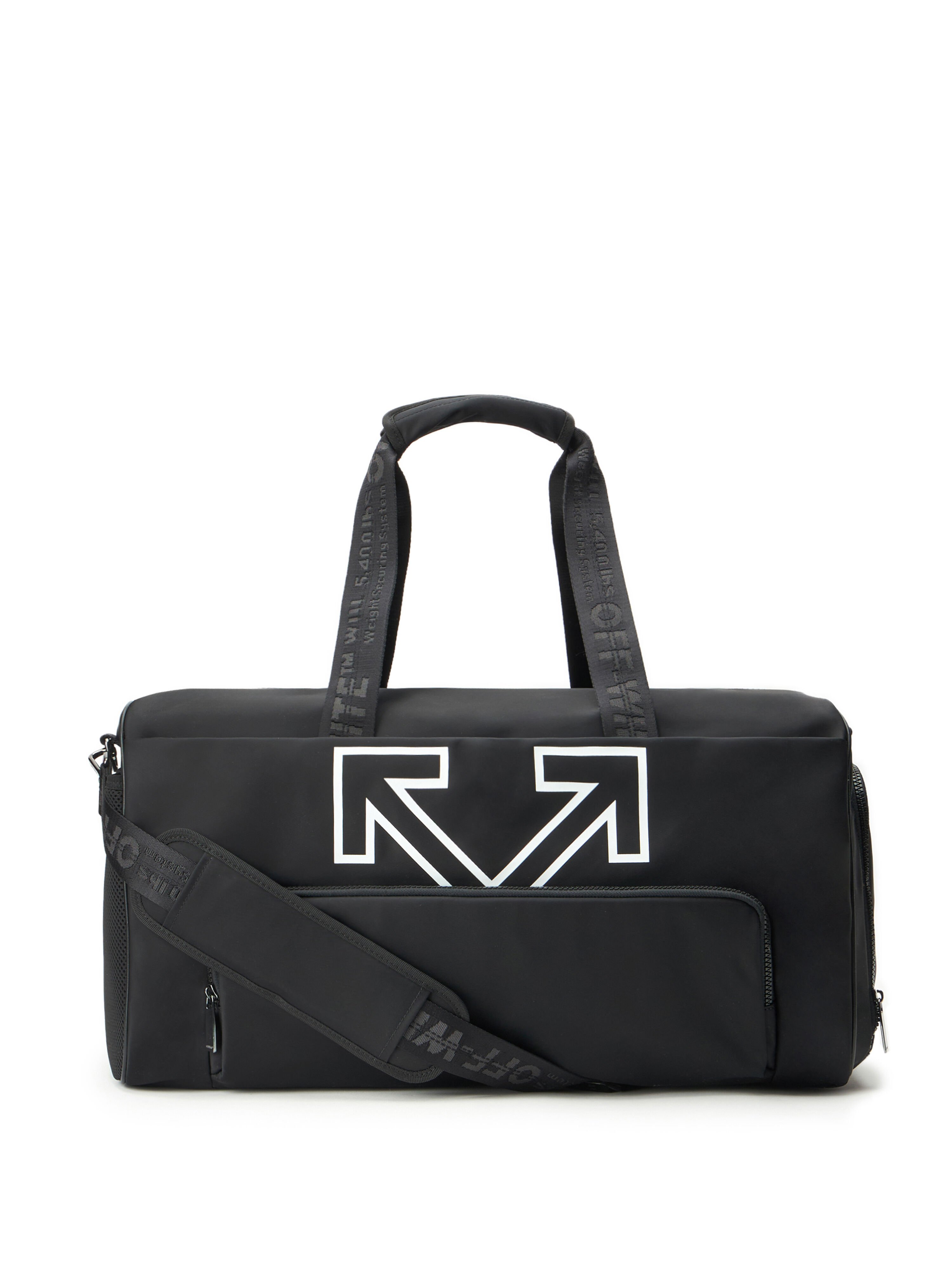 Heritage Gym Bag OFF WHITE Heritage Gym Bag BLACK OMNL027C99FAB001