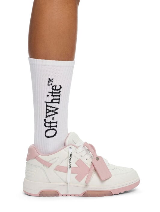 OFF WHITE Out Of Office Sneakers WHITE - PINK OWIA259C99LEA018