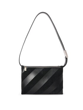 OFF WHITE Sandbag 404 Diagonal Bag BLACK OWNN18NS26LEA001