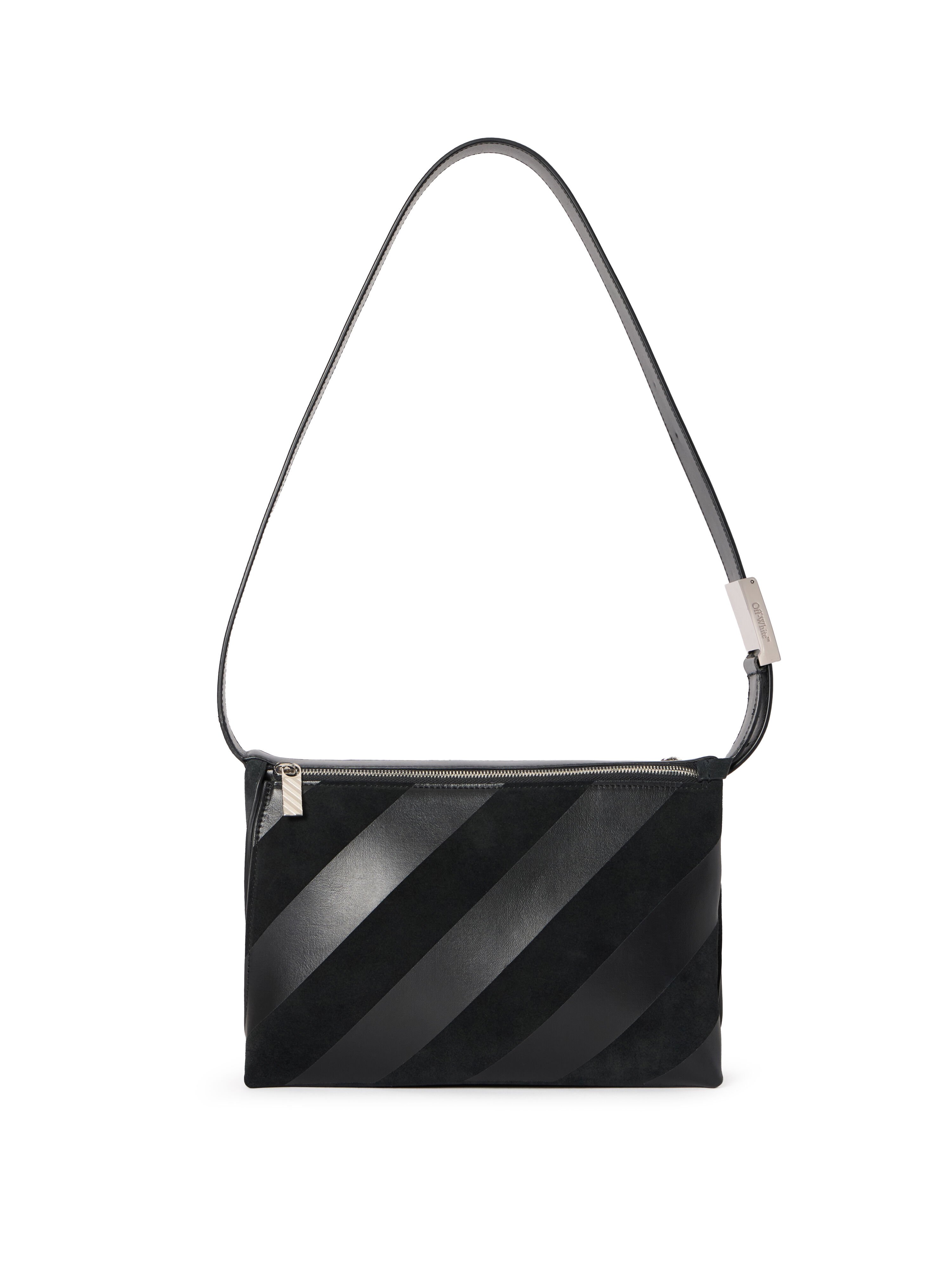 OFF WHITE Sandbag 404 Diagonal Bag BLACK OWNN18NS26LEA001
