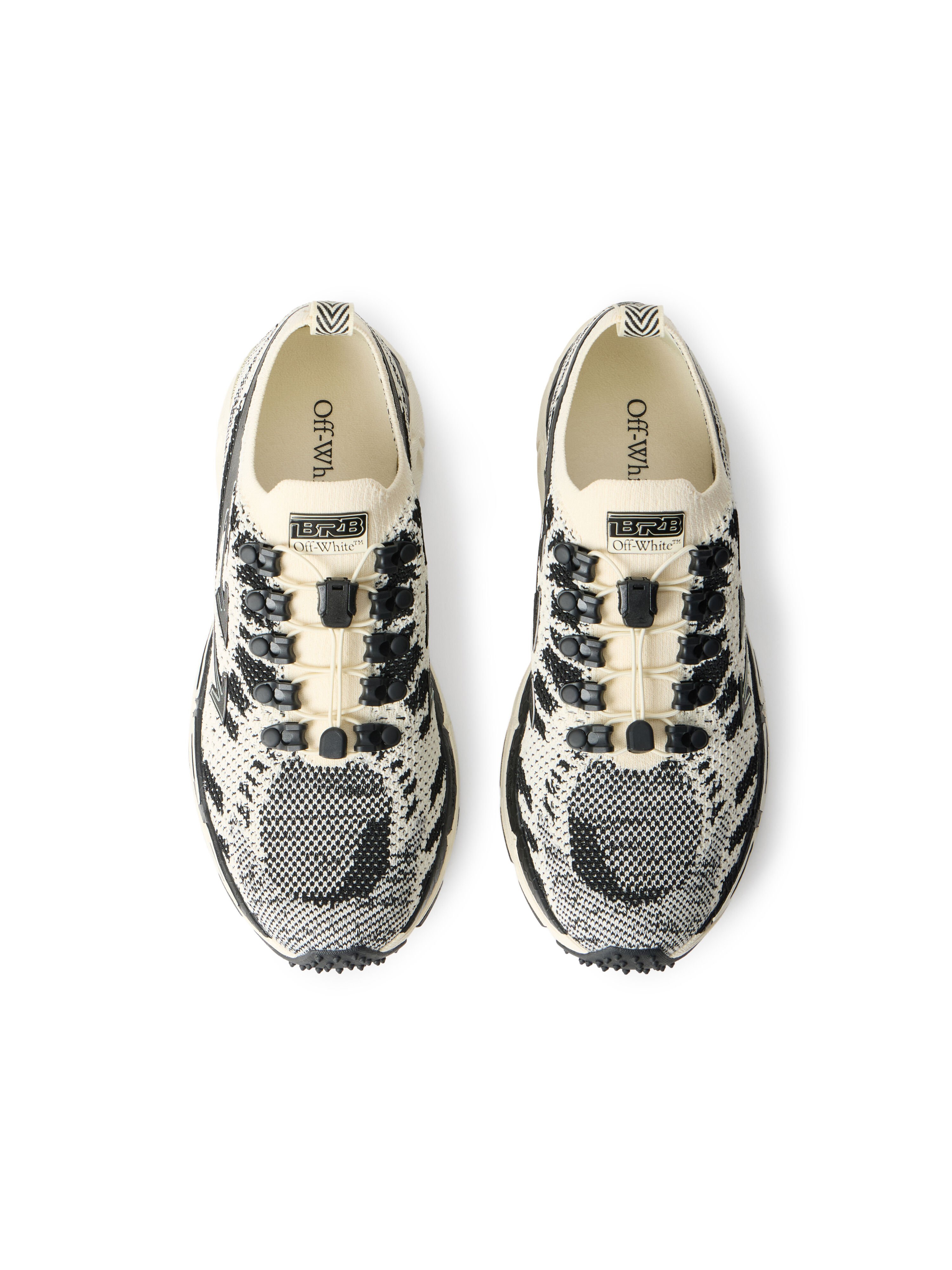 OFF WHITE Sneakers Be Right Back Knit SAND - BLACK OMIA2AOS26FAB001