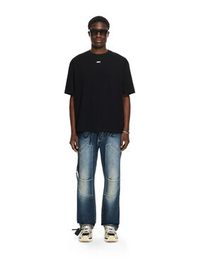 OFF WHITE Paint Arrow Skate T-shirt BLACK 44MAA120S26J00J