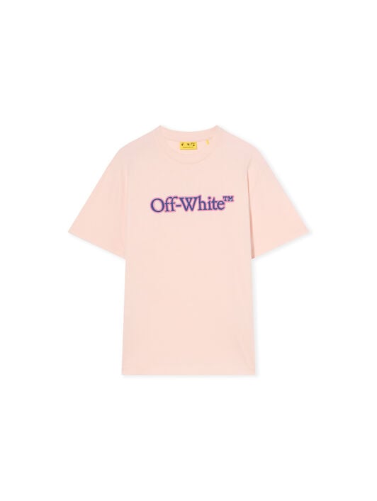 Big Bookish Puff Logo T-Shirt OFF WHITE Big Bookish Puff Logo T-Shirt SOFT PINK - BLUE OGAA001F25JER001