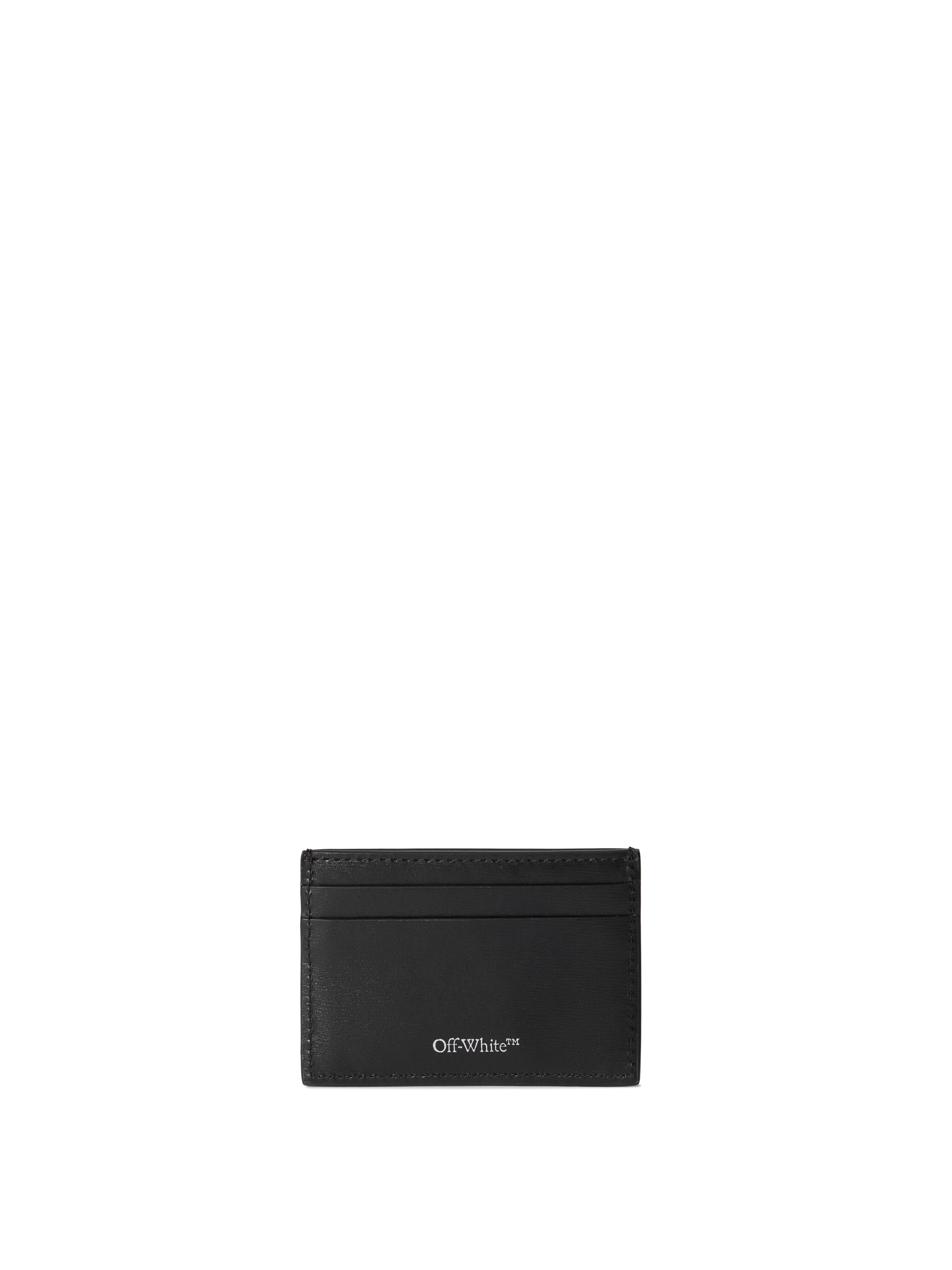 OFF WHITE Jitney Quote Card Case BLACK - WHITE OWND027C99LEA002