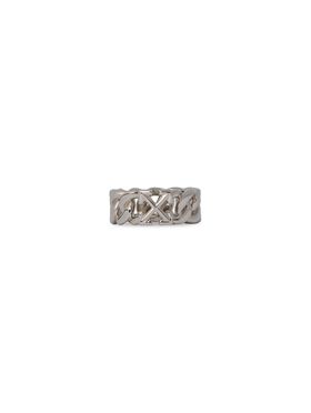OFF WHITE Anello A Catena Con Motivo Arrow ARGENTO OMOC07DC99MET001