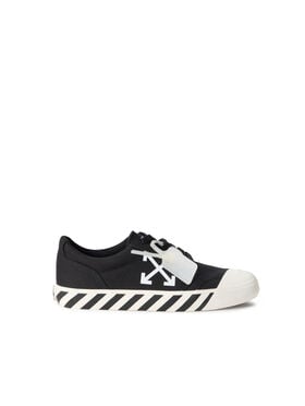 OFF WHITE Vulcanized Undercut Sneakers BLACK/WHITE OMIA2APC99FAB001