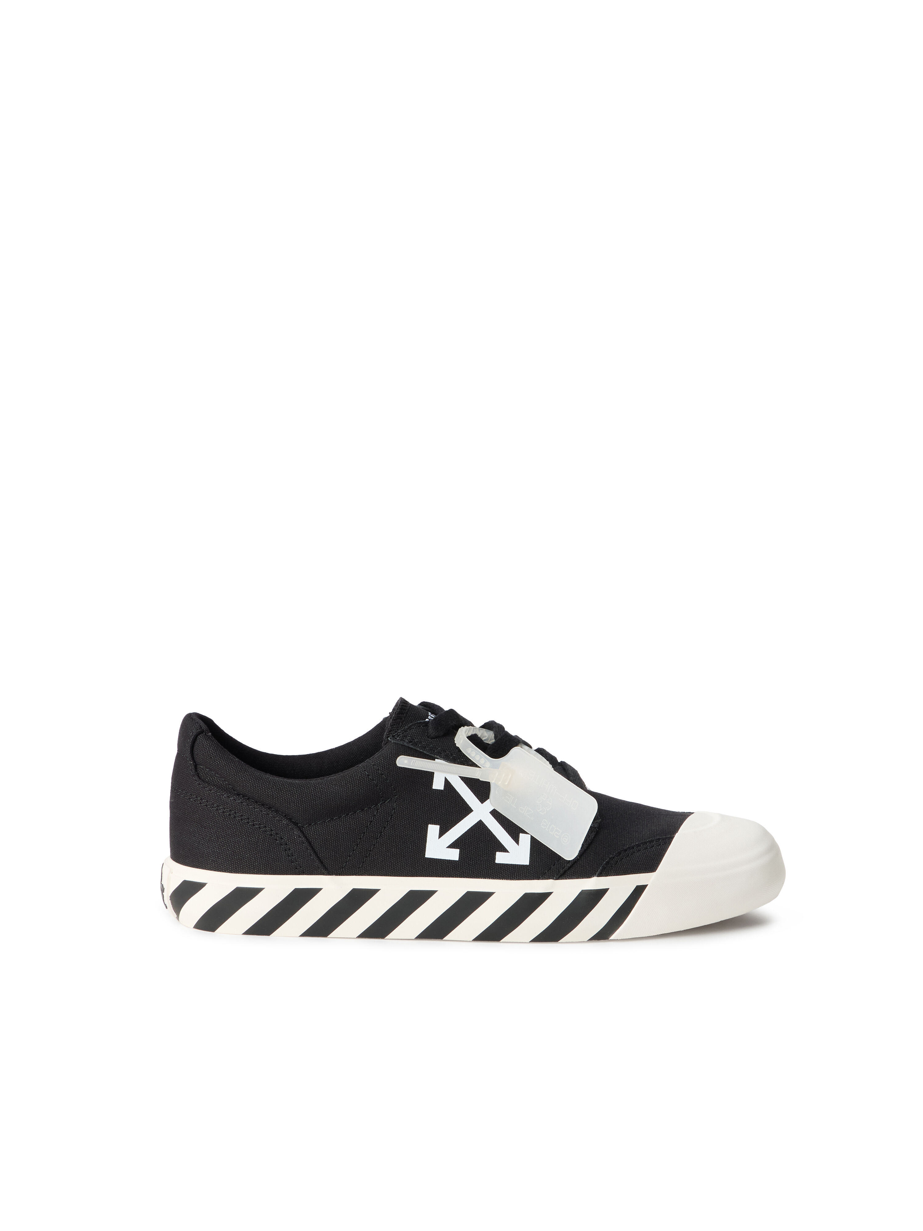 OFF WHITE Vulcanized Undercut Sneakers BLACK/WHITE OMIA2APC99FAB001