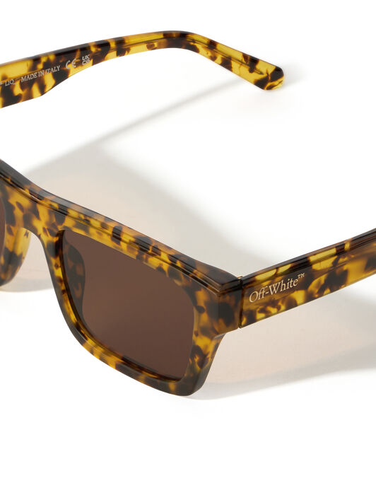 OFF WHITE Flint Brown Lens Sunglasses Shiny Black OW1038196453