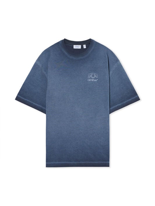 T-Shirt Skate Offline Half Arrow OFF WHITE T-Shirt Skate Offline Half Arrow CLOUD BLU GRAPHITE 44MAA120F26J01F