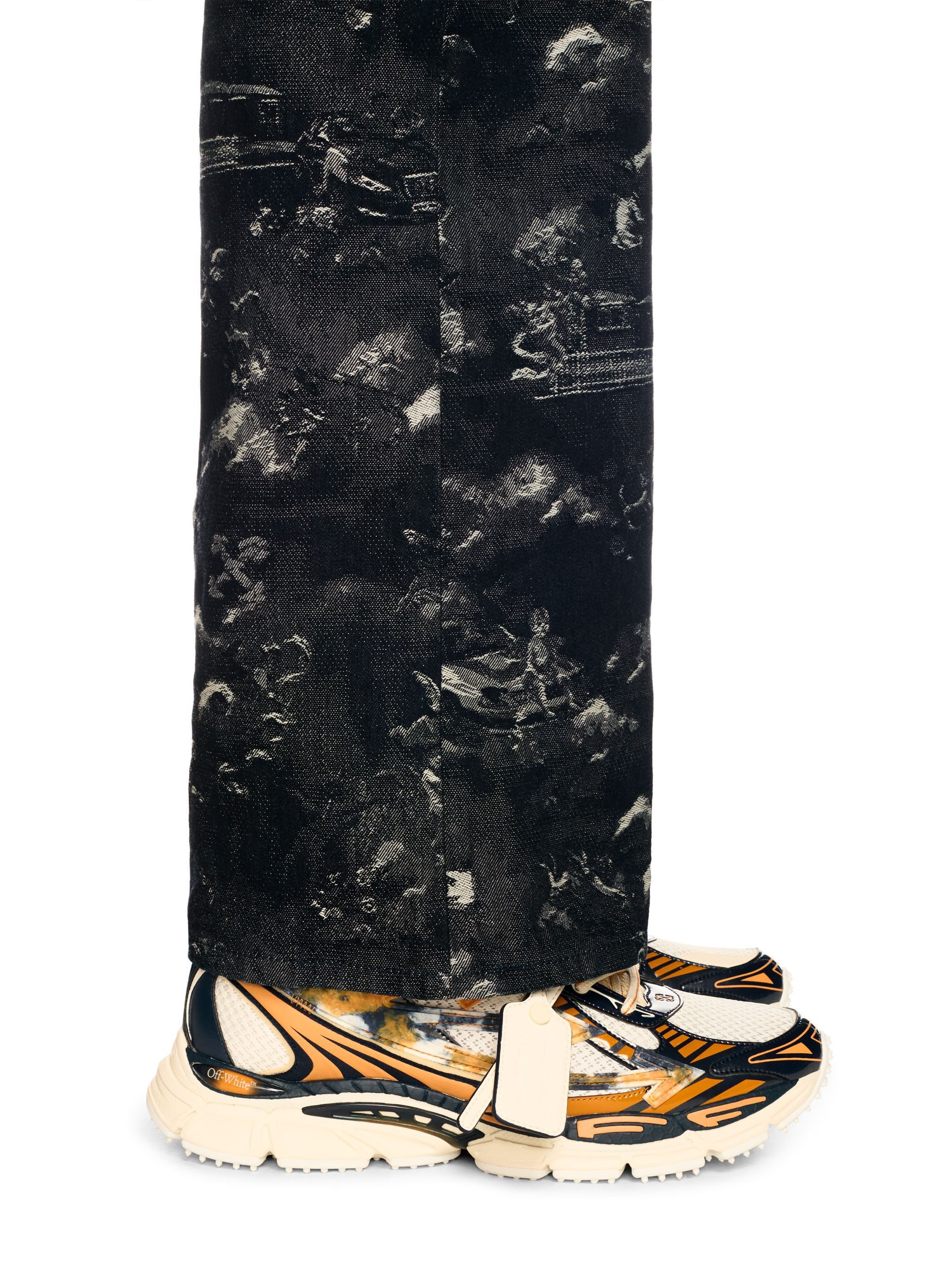 OFF WHITE Sneakers Be Right Back Argento/Pesca ARANCIONE OMIA295S25FAB004