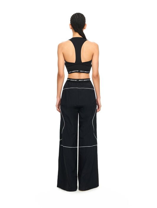 OFF WHITE Logoband Track Pants Black-White 2VI019S26FAB001