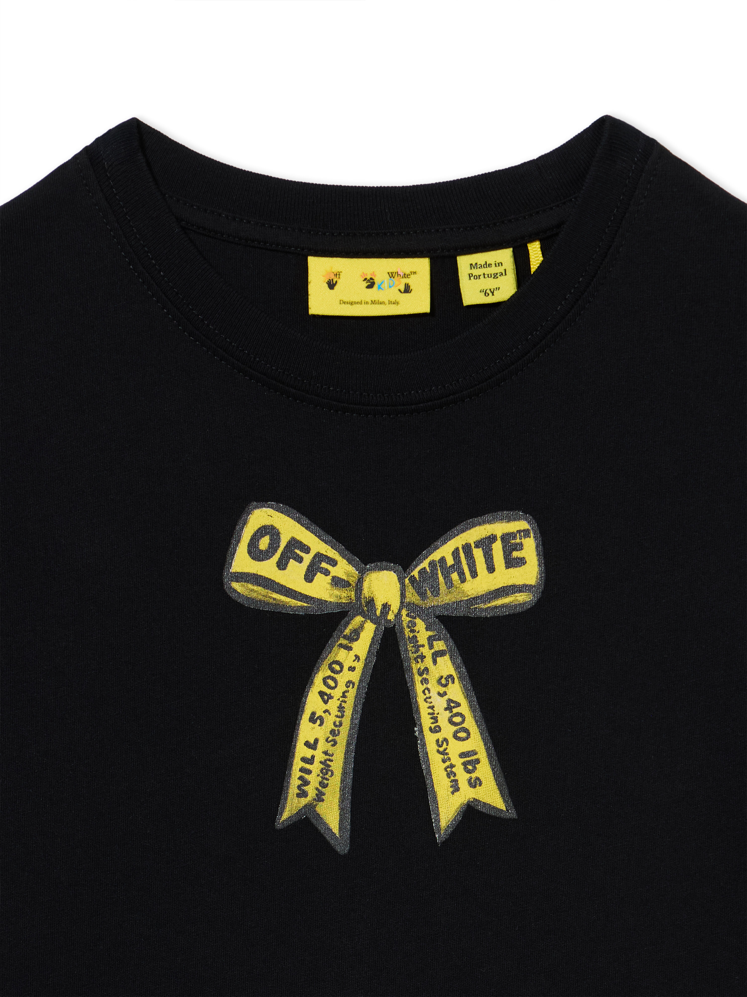 Arrow Industrial Tape T-Shirt OFF WHITE Arrow Industrial Tape T-Shirt BLACK 44GAA001F26J009