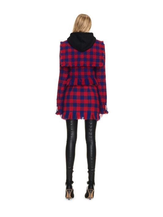 Vichy Fransen Minirock OFF WHITE Vichy Fransen Minirock ROT OWCU002F24FAB001