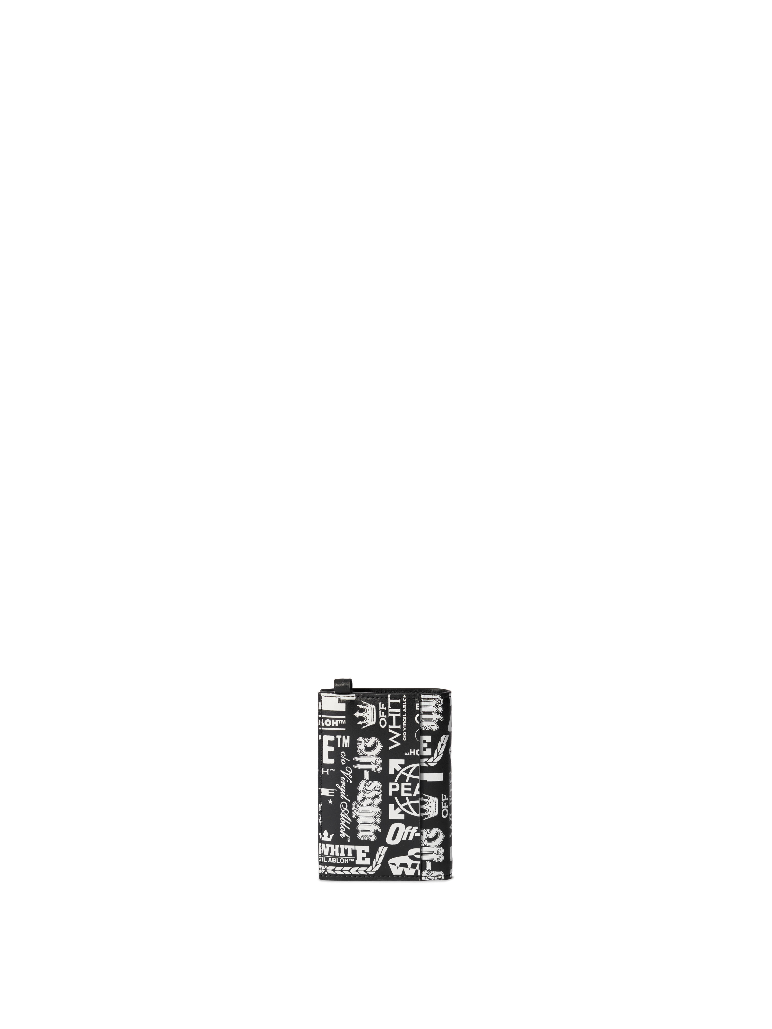OFF WHITE Heritage Multilogo Wallet BLACK - WHITE OMNC09AF25LEA002