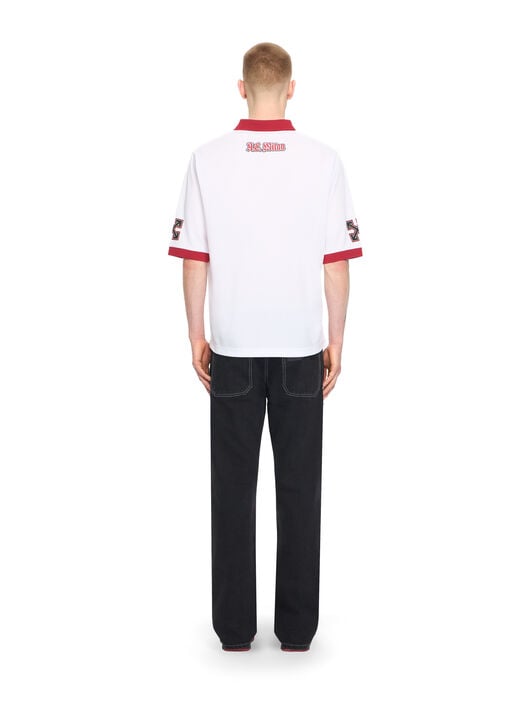 OFF WHITE Off-White™ c/o AC Milan Arrow Tech T-shirt WHITE RED 44MAA16RG25F001