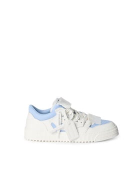 OFF WHITE Off Court™ Low Top Sneakers WHITE - LIGHT BLUE OMIA29KF25LEA001