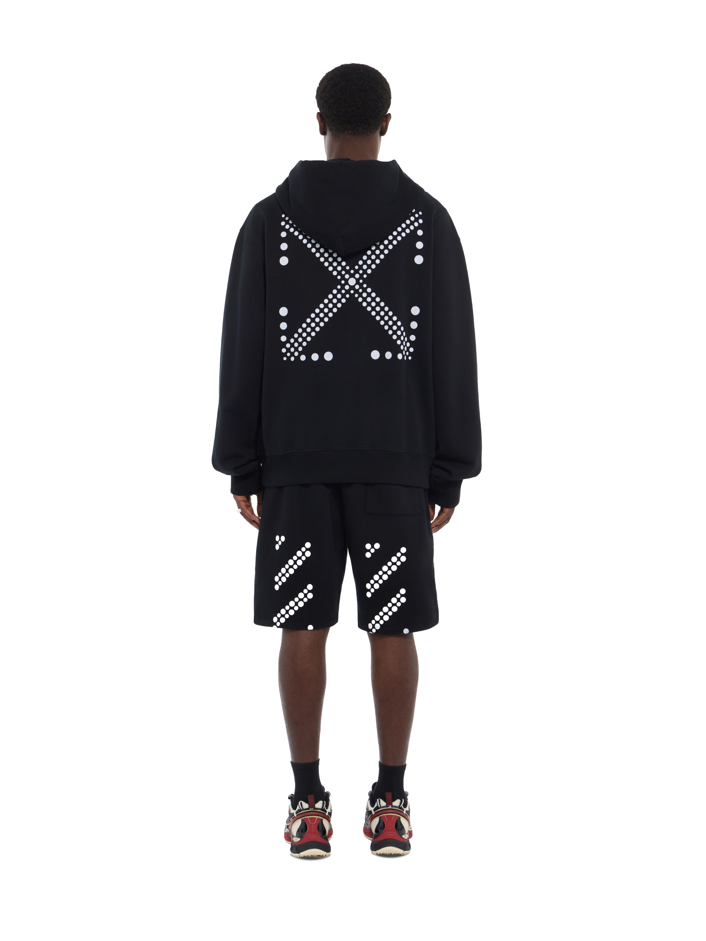 Dotted Arrow Regular Zip Hoodie OFF WHITE Dotted Arrow Regular Zip Hoodie BLACK 44MBE02EG26F001