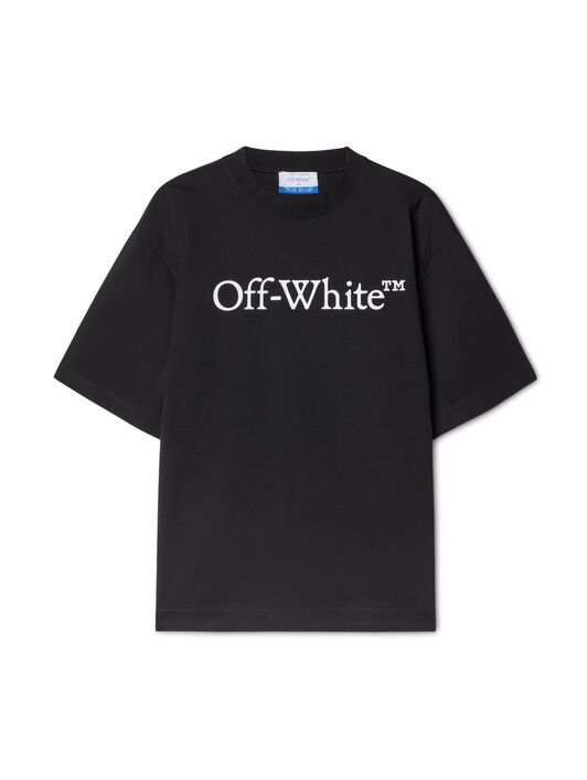 OFF WHITE Big Bookish Skate Kurzärmeliges T-Shirt SCHWARZ OMAA120C99JER008
