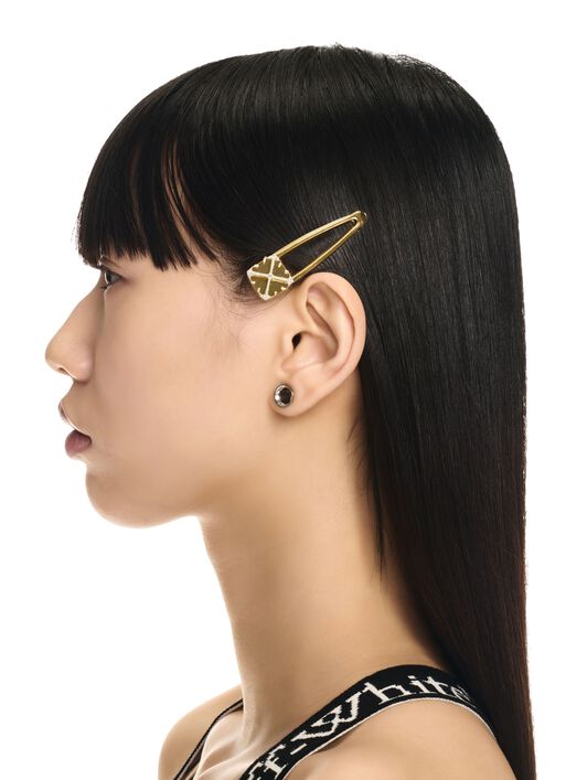 PFEIL-HAARKLAMMER MIT STRASS OFF WHITE PFEIL-HAARKLAMMER MIT STRASS GOLD OWOE003F24MET001