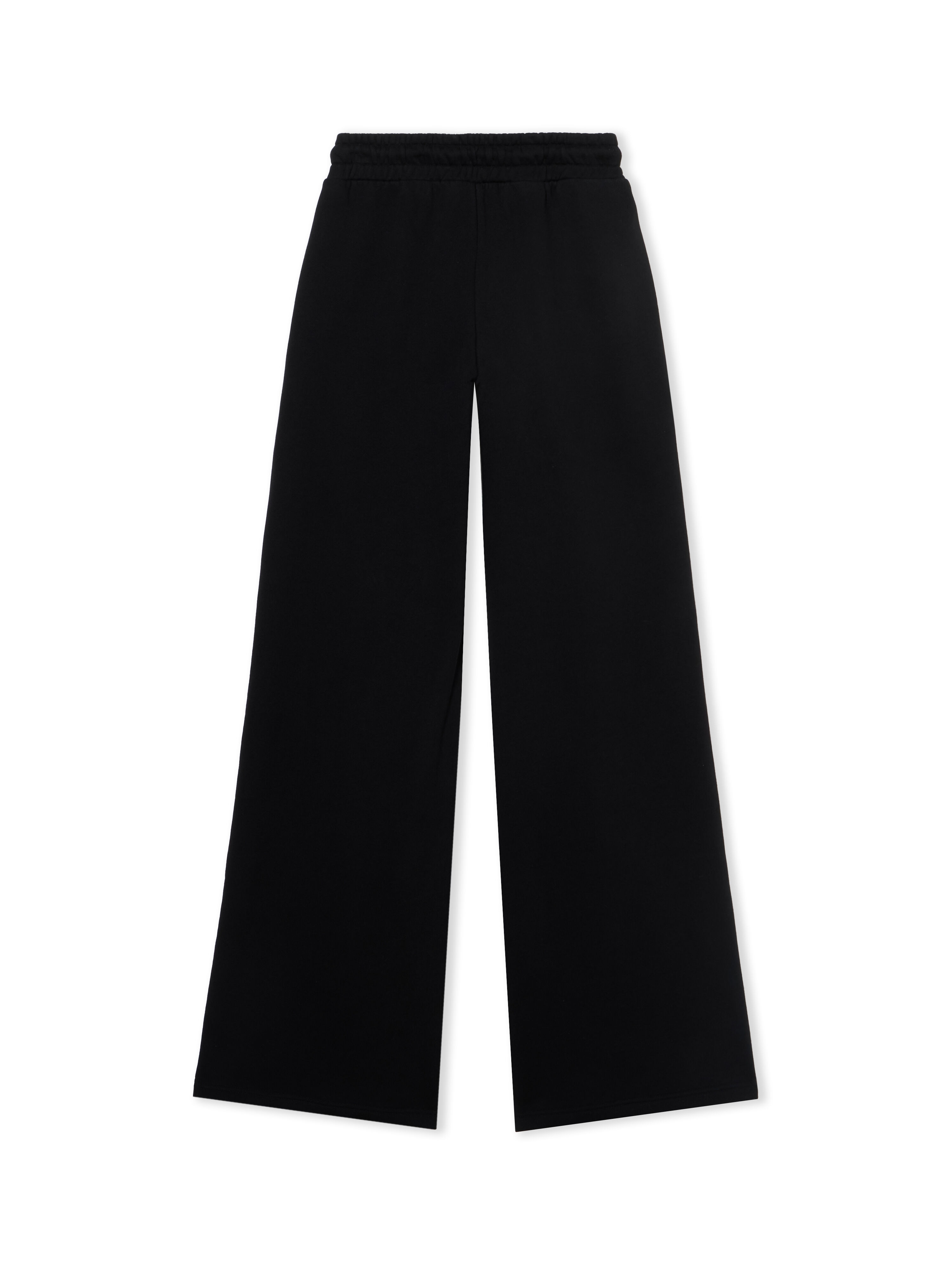 OFF WHITE Bookish Flowers Regular Sweatpants BLACK - WHITE OWCH022F25FLE001