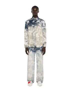 OFF WHITE City Nature Regular Denim Shirt OMBRE BLEACH BLUE 44MYD05YF26D004