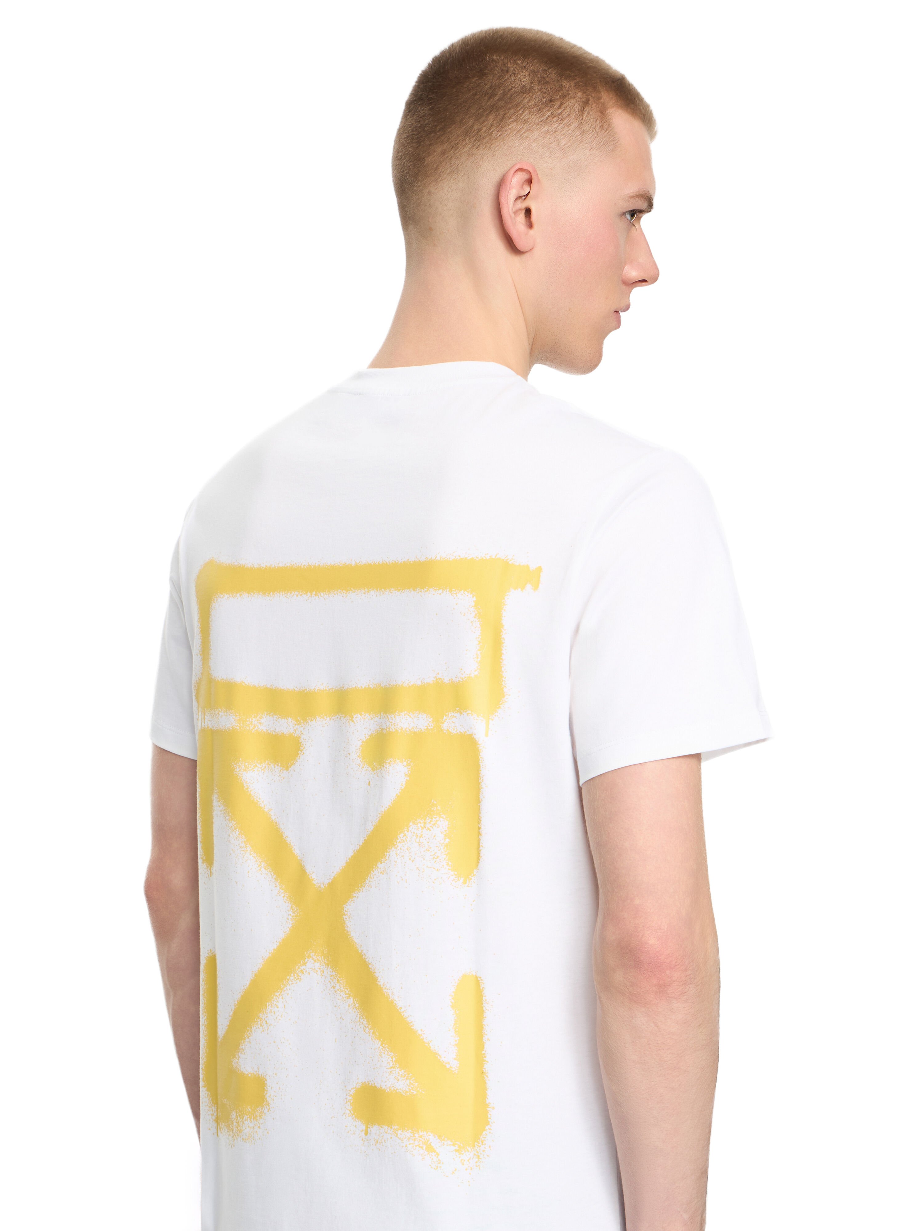 OFF WHITE Slim Fit Graphic S/S T-Shirt WHITE 44OWOS26T061