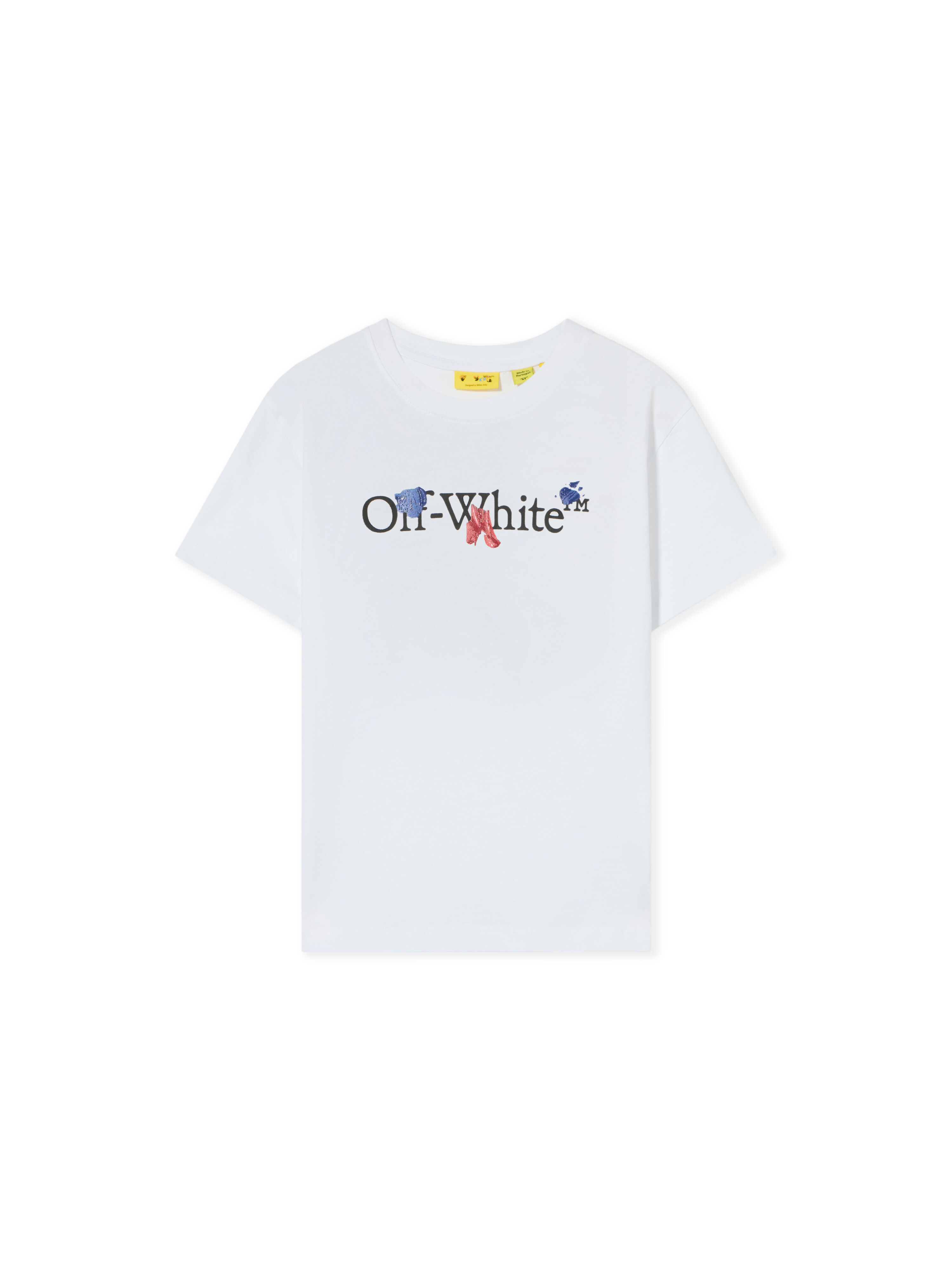Paint Splash Short Sleeve T-Shirt OFF WHITE Paint Splash Short Sleeve T-Shirt WHITE 44GAA001F26J00C
