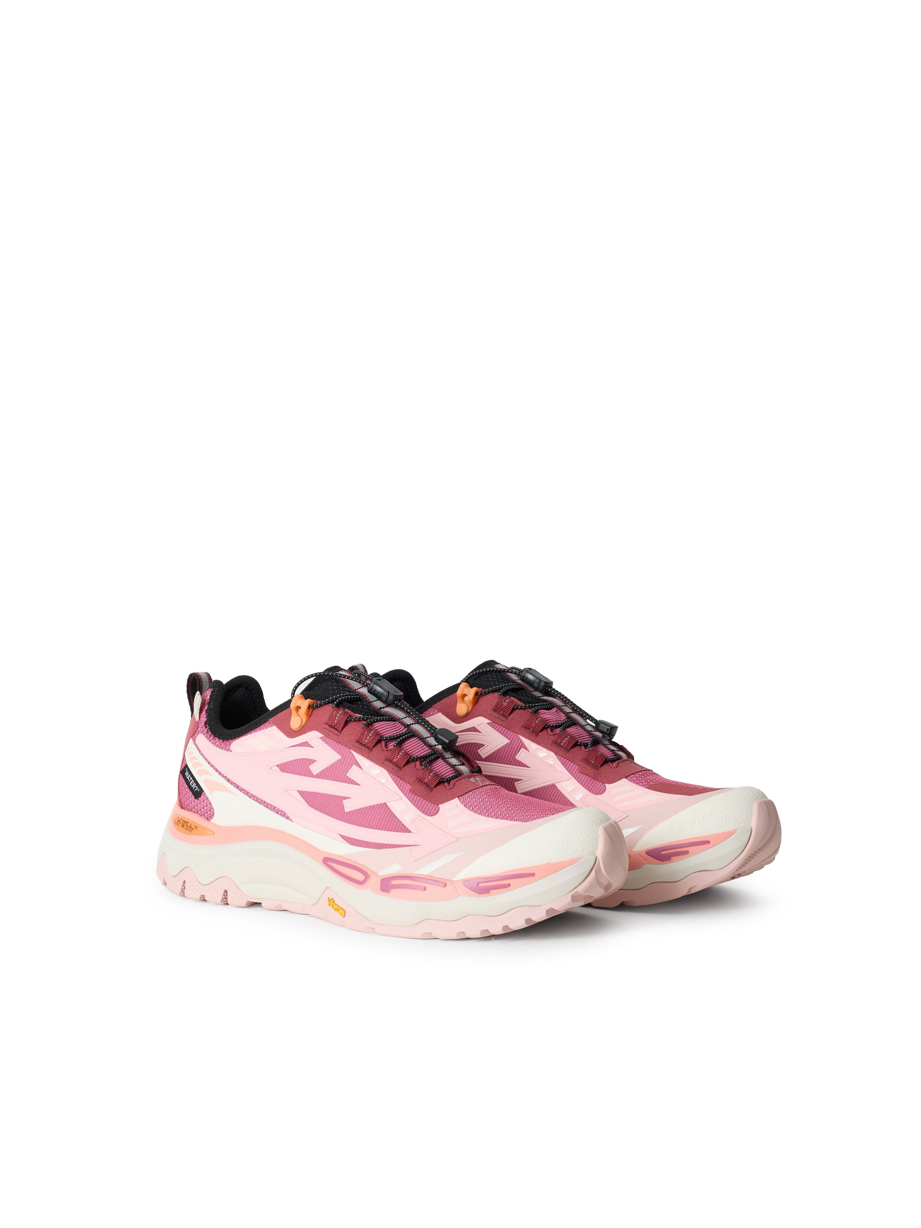 OFF WHITE Be Right Back Trail Low Sneakers DARK PINK/LT PINK OF05801655