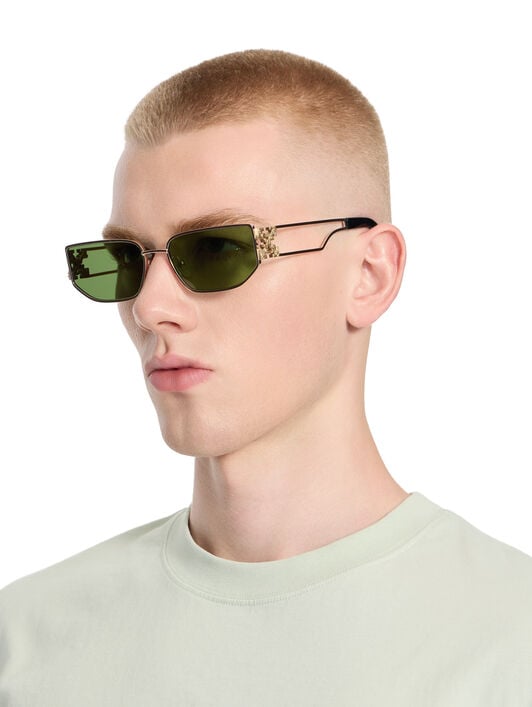 Allen Green Lens Sunglasses OFF WHITE Allen Green Lens Sunglasses SHINY WHITE OW1027765560