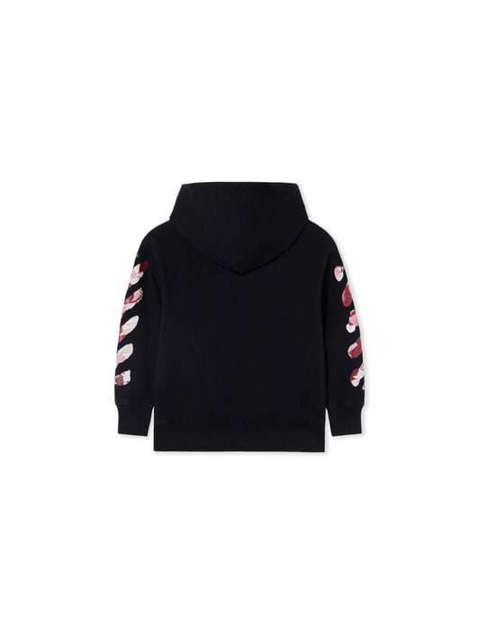 Arrow Acrylic Hoodie OFF WHITE Arrow Acrylic Hoodie BLACK 44GBB002F26F007