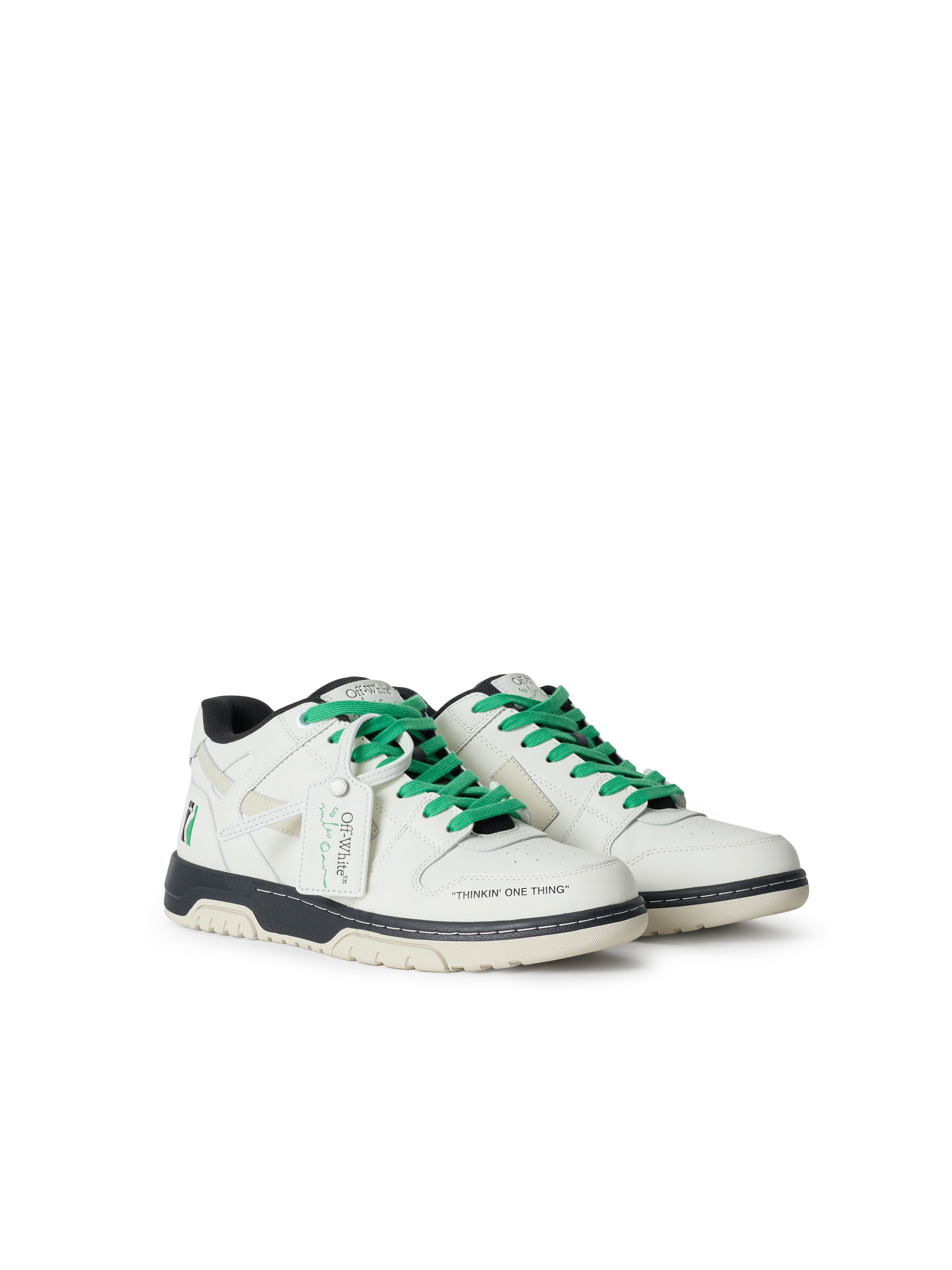 Out Of Office Miles Davis Sneakers OFF WHITE Out Of Office Miles Davis Sneakers White Green OF06605101
