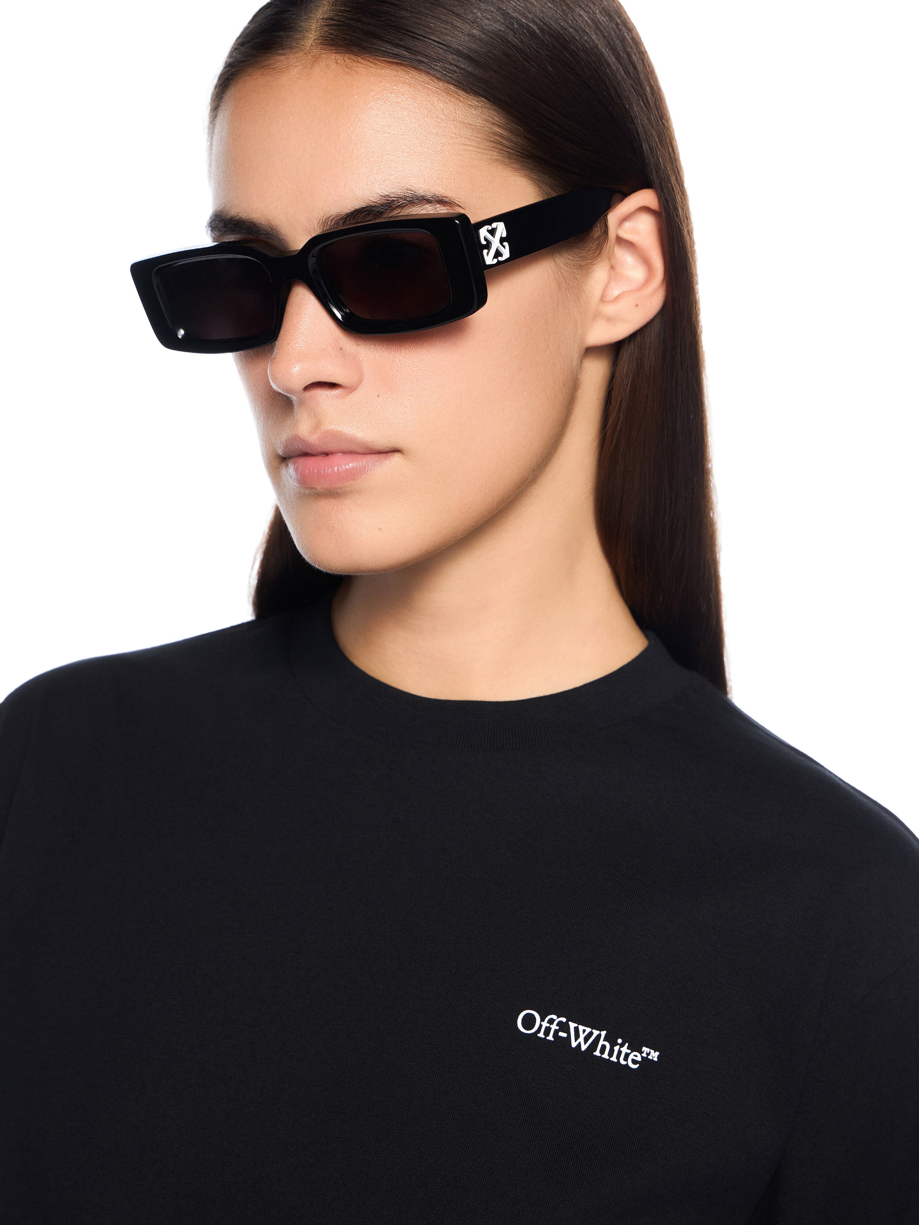 OFF WHITE Scribble Diag Boxy T-Shirt BLACK - WHITE OWAA124F25JER008