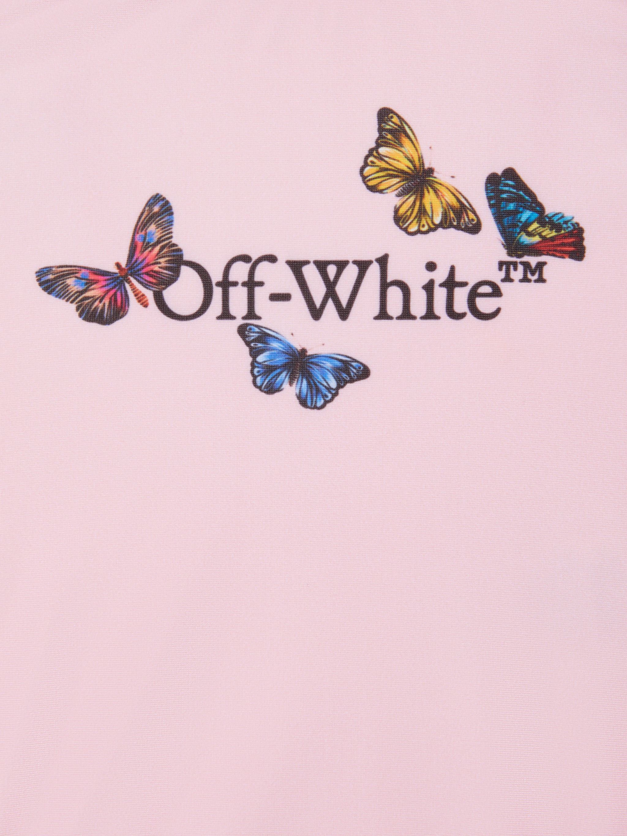 OFF WHITE Butterfly Bookish Swimsuit PINK OGX6002S25JER001