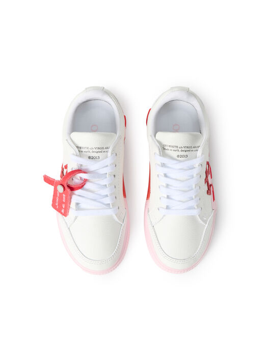 OFF WHITE Vulcanized Low Sneakers WHITE - SOFT PINK OGIA001S26LEA001