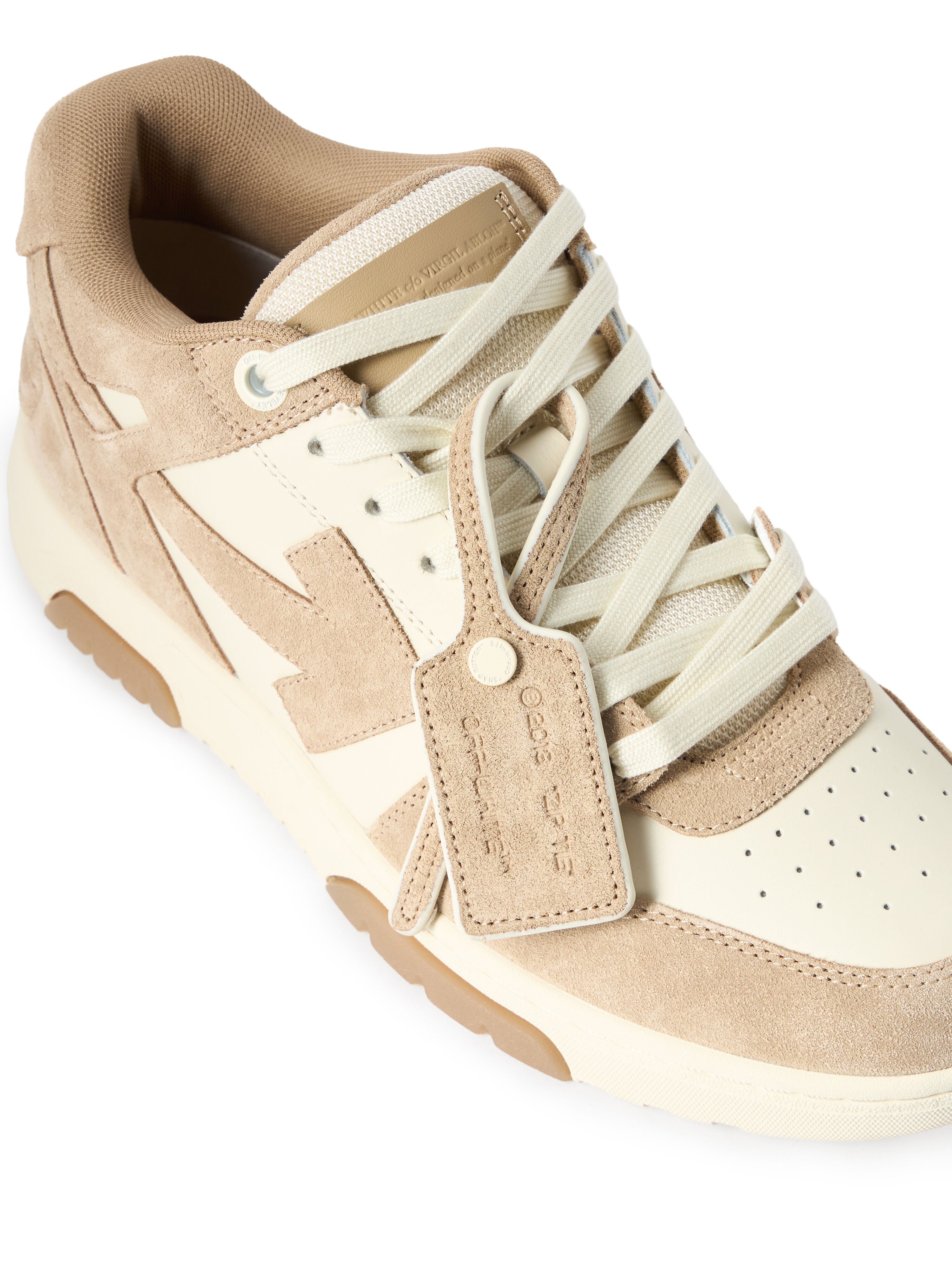 OFF WHITE Out Of Office Sneakers BEIGE - BROWN OMIA189F25LEA004