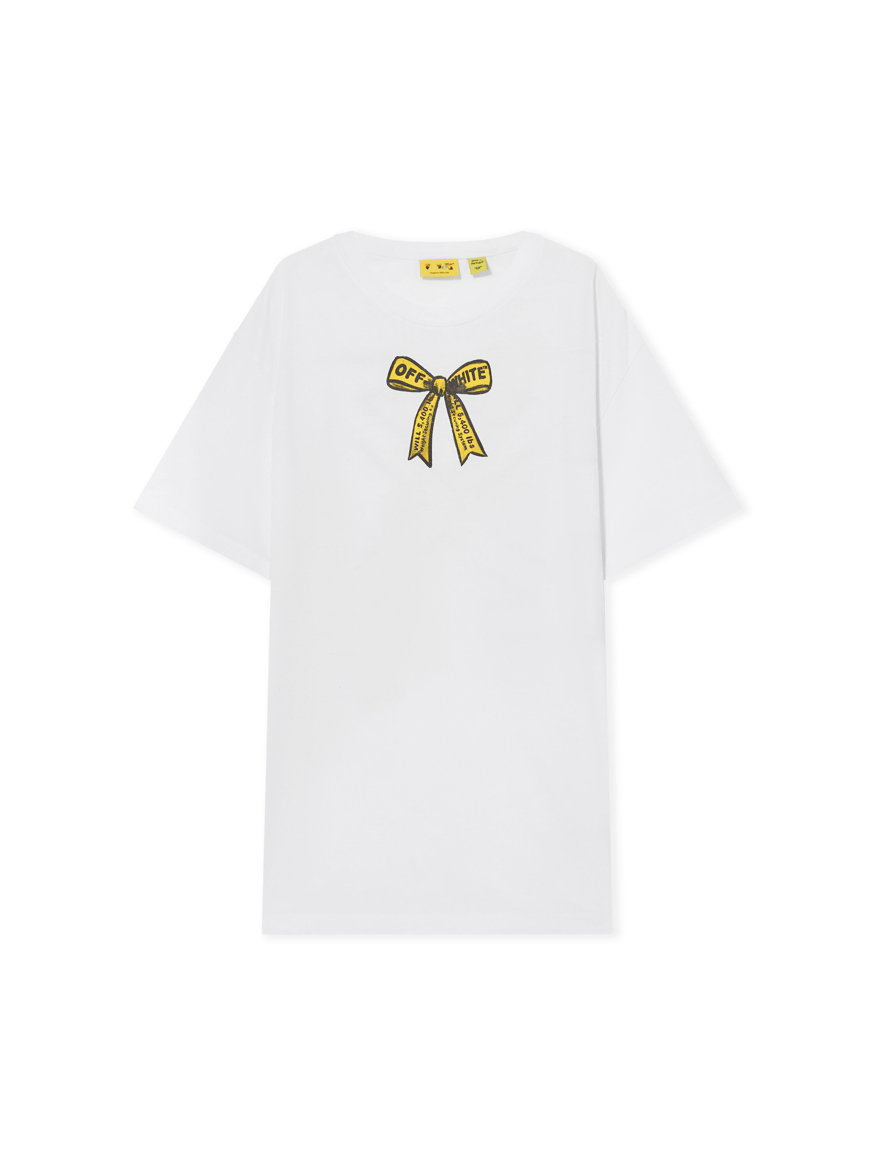 OFF WHITE Arrow Industrial Tape T-Shirt WHITE 44GAA001F26J009