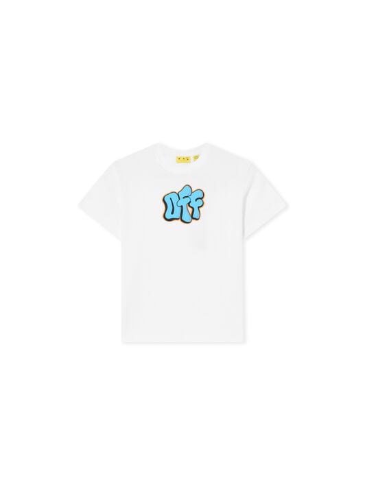 Graffiti OFF Logo T-Shirt OFF WHITE Graffiti OFF Logo T-Shirt WHITE 44BAA019F26J005