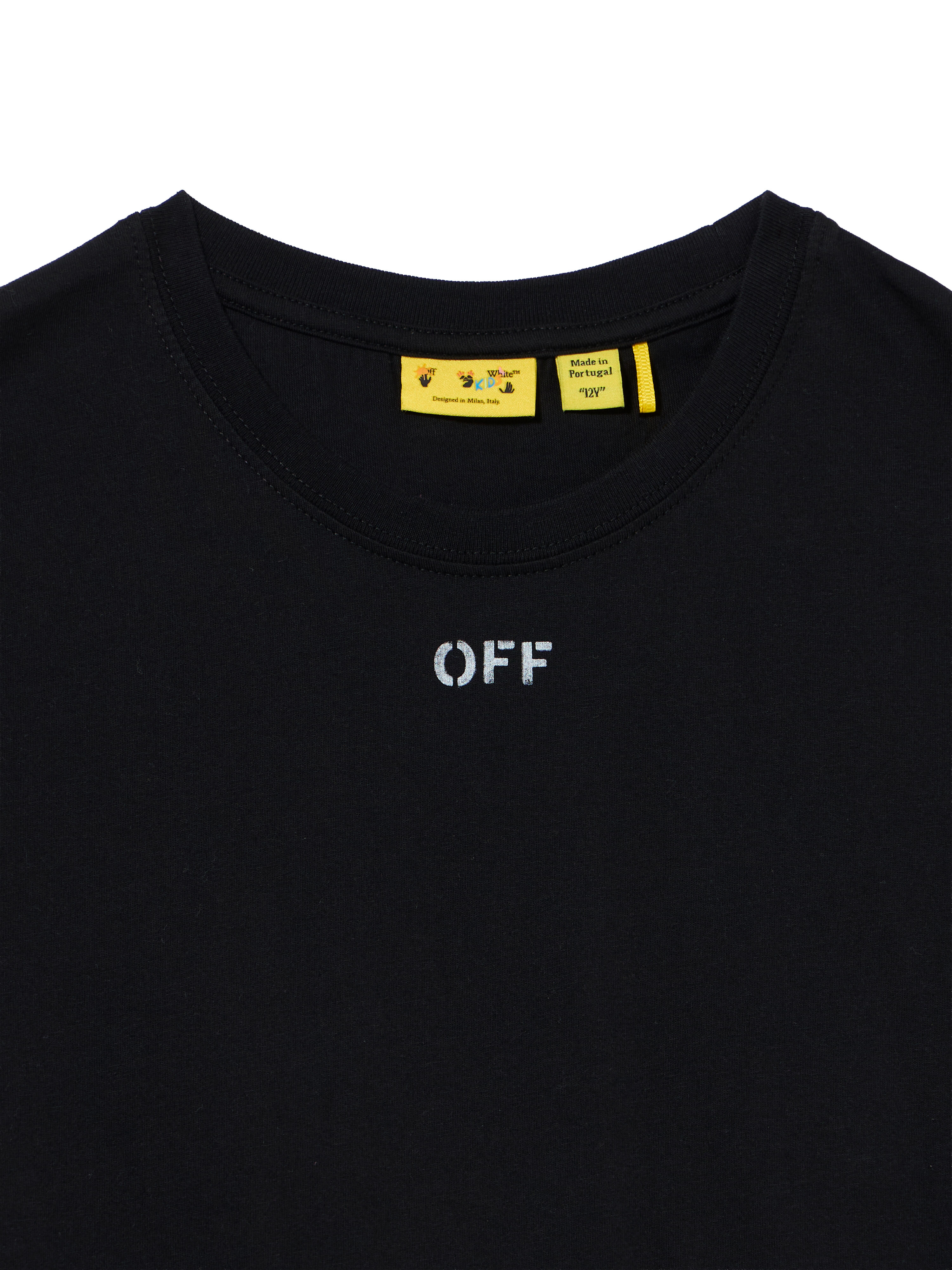 OFF WHITE Meteor Off Stamp T-Shirt BLACK 44GAA01EF26J001