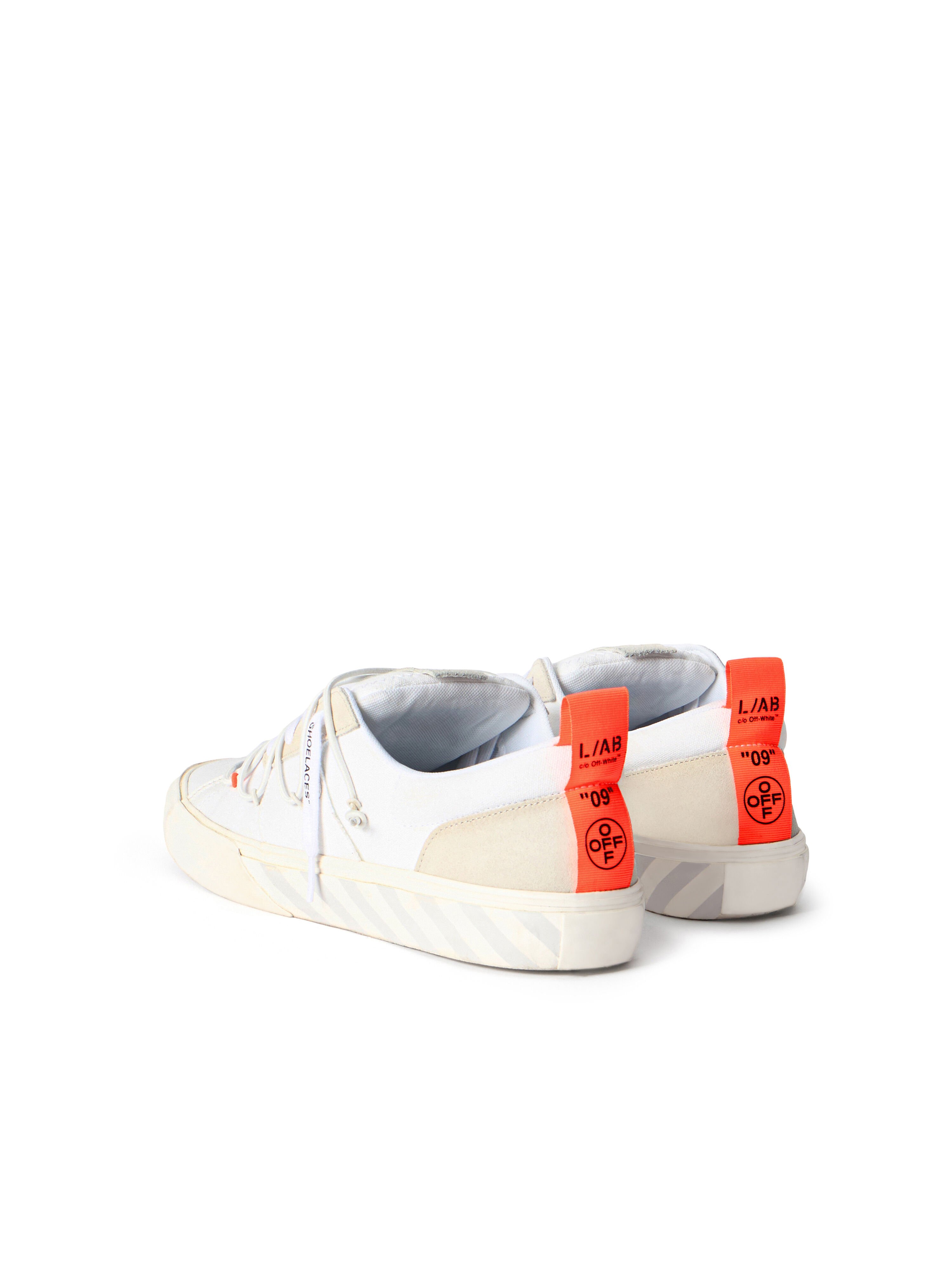 L/AB Tape Vulcanized Sneakers in WHITE/LIGHT GREY for Men | L/AB c