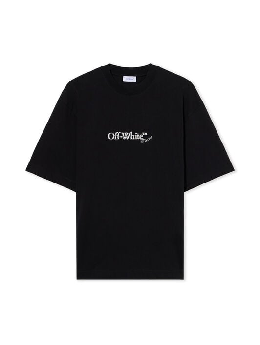 Scribble Arrow Short-Sleeve Logo T-Shirt OFF WHITE Scribble Arrow Short-Sleeve Logo T-Shirt BLACK - WHITE OMAA120F25JER00C