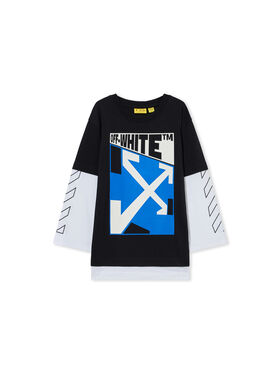 OFF WHITE Arrow Constructive Long Sleeve T-Shirt BLACK 44BAB005F26J002