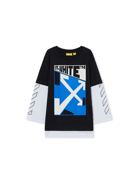 OFF WHITE Arrow Constructive Long Sleeve T-Shirt BLACK 44BAB005F26J002