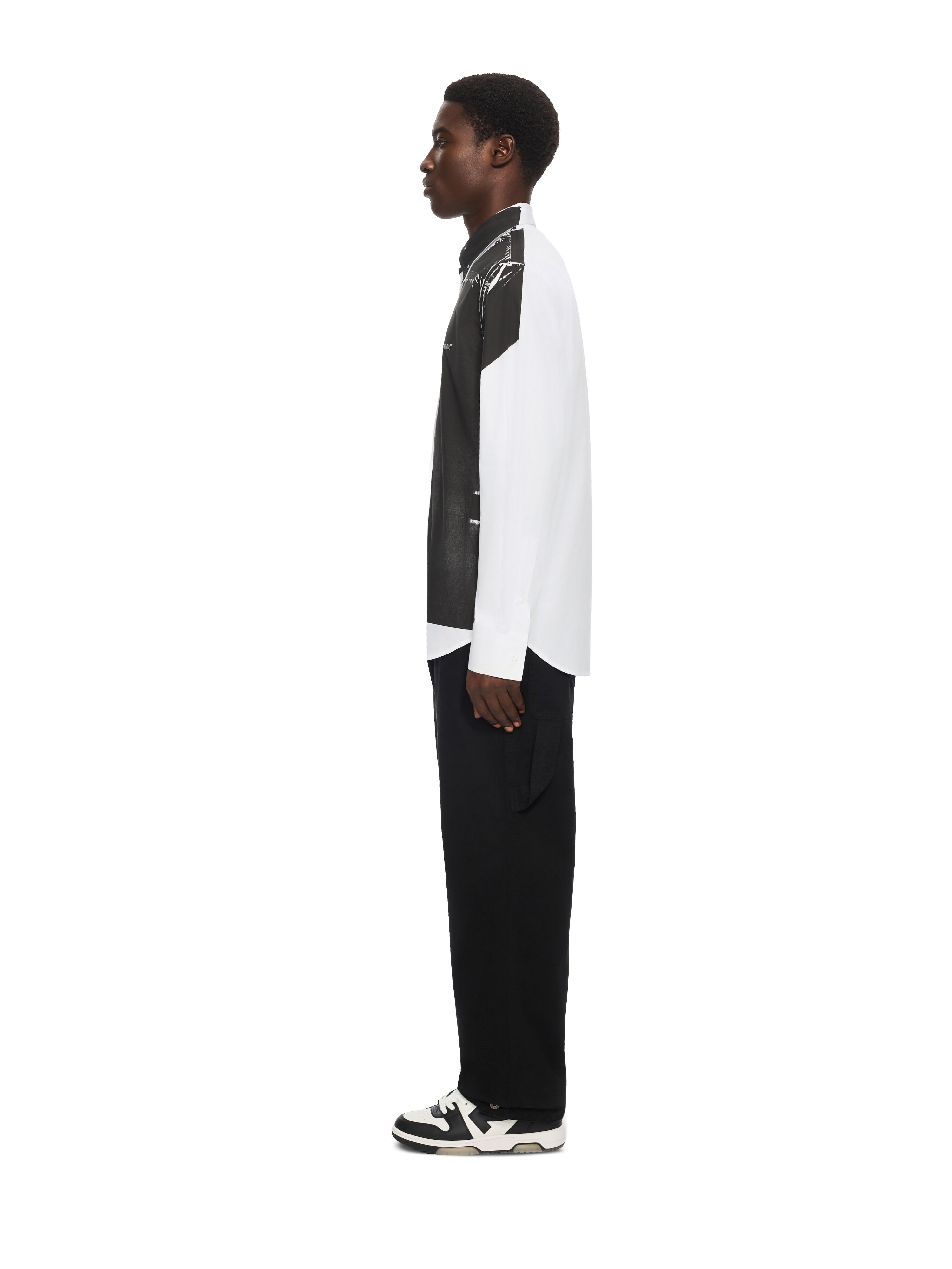 Negative Bookish Regular Shirt OFF WHITE Negative Bookish Regular Shirt WHITE 44MGE04MF26F002